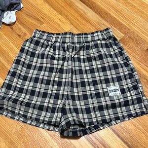 Plaid shorts